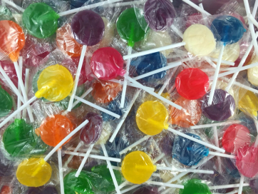 Lolly Pops - Mixed Colour Flat 1kg Bulk Lollies - Lolliland - Food Blog