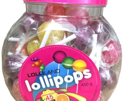 Lollipops Mixed Jar 45 Individually wrapped 450g