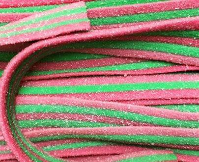 Lollinauts Watermelon Sour Straps Tub 1.2kg - 150 Pieces