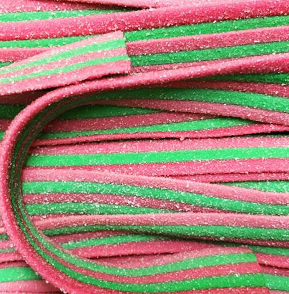 Lollinauts Watermelon Sour Straps Tub 1.2kg - 150 Pieces