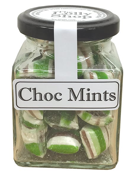 Choc Mints Boiled Lollies Rock Candy 130g Jars Packed In Boxes Of 12 Food Blog 2972