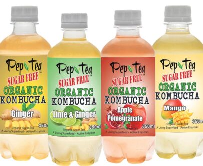 Organic Kombucha Tea 350ml Sugar Free Drinks - Mixed Box of 12