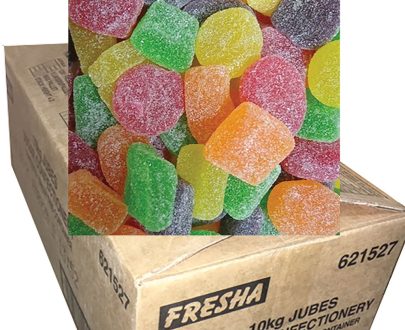 Fruit Jubes 10kg Bulk carton - Cadbury Fresha