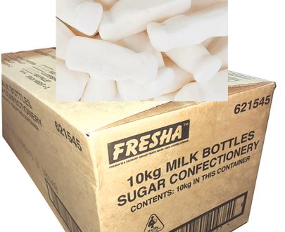 Milk Bottles 10kg Bulk carton lollies by Fresha