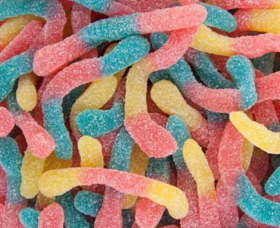 Sour Worms 8kg Bulk Carton - Lolliland