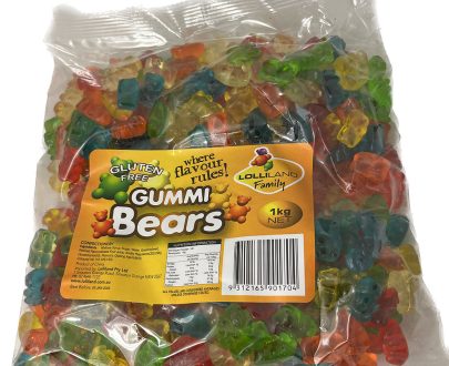 Gummi Bears - Mixed colours - Gluten Free - 1kg