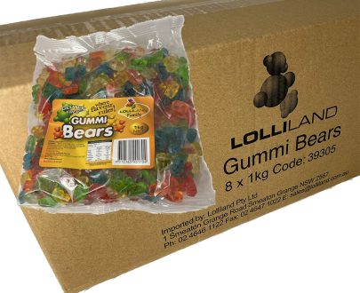 Gummi Bears - Mixed colours - Gluten Free - 8kg Carton