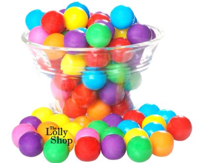 Gum Balls large Multi coloured - 1kg Bulk Lollies Bag