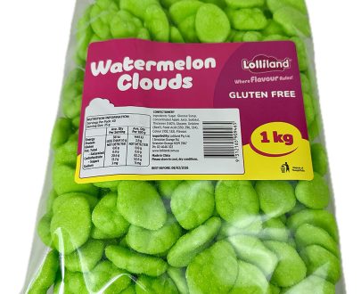 Green Clouds - Watermelon 1kg Bulk Lollies - Lolliland