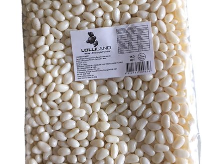 White Jelly Beans - 1kg Bulk Bag