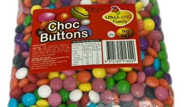 Choc Buttons Mixed - Bulk 1kg Bag