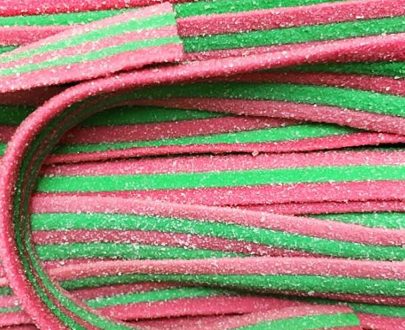 Lollinauts Watermelon Sour Straps Tub 1.2kg - approx 150 Pieces