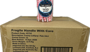 Twist Pop Pink 24Pk 288G - Tub of 24x12g - Carton of 12