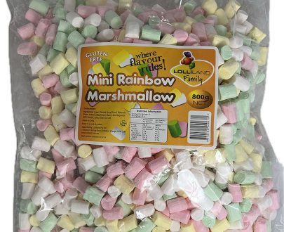 Rainbow Mini Marshmallows 800g - Bulk Lollies