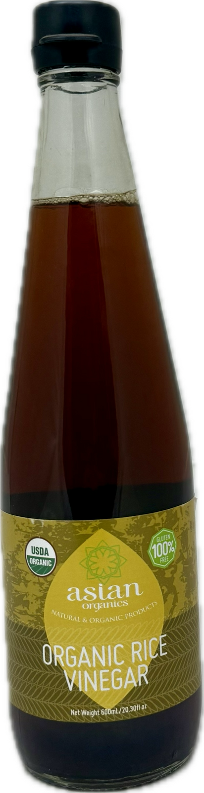 Organic Rice Vinegar 600ml - Asian Organics ( Best Before - Jan 2024 )