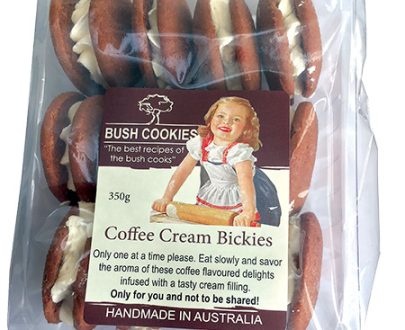 Coffee Cream Biscuits 350g - Carton of 12
