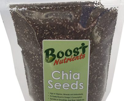 Chia Seeds Black Organic 500g - Boost Nutrients