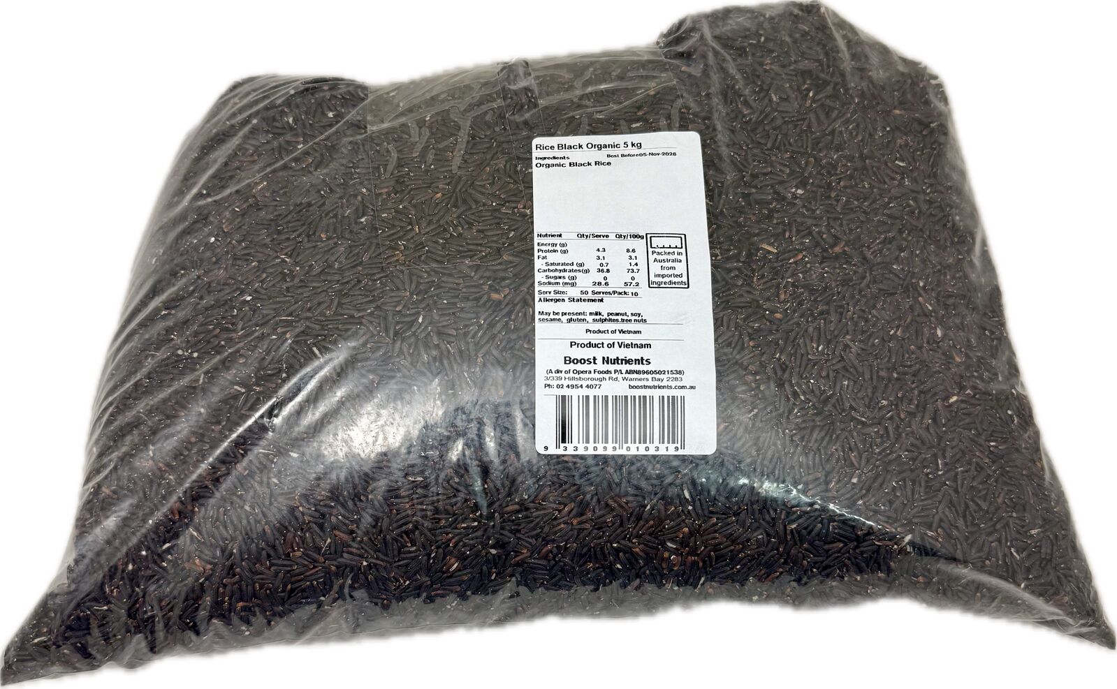 Black Rice - ORGANIC 5kg