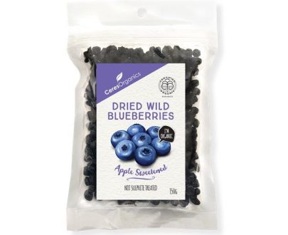 Organic Dried Wild Blueberries 150g