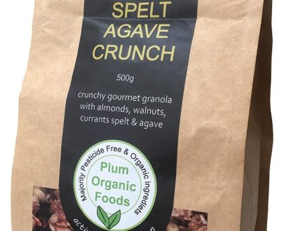 Spelt and Agave Nut Crunch Organic Granola 1kg - Plum Foods
