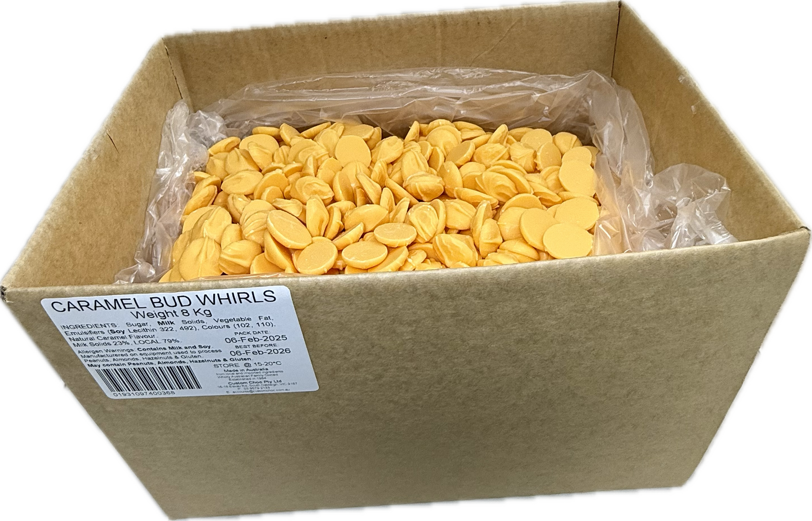 Caramel Bud Whirls 8KG