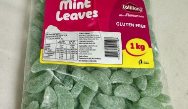 Spearmint Leaves 1kg Bulk Lollies Bag - Mint leaves Lolliland