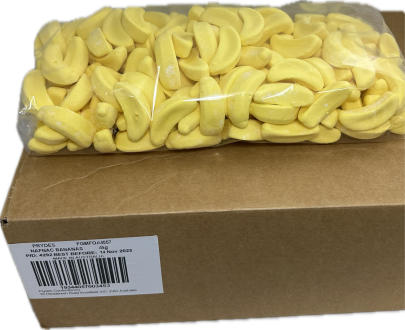 Banana Bliss 4 x 1 Kg. Bulk Carton