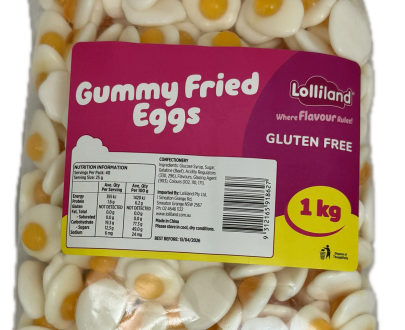 Gummy Fried Eggs 1kg Gluten Free