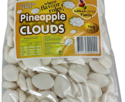 White Clouds - Pineapple 1kg Bulk Lollies Bag - Lolliland