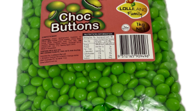 Choc Buttons Green - Bulk 1kg Bag