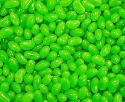 Green Jelly Beans - Apple 1kg Bulk Lollies Bag - Lolliland