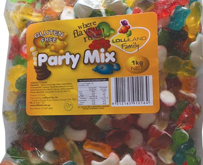 Gummi Party Mix - Gluten Free 1kg Bulk Lollies