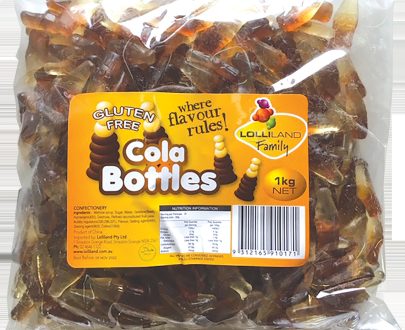Cola Bottles - Gluten Free 1kg Bulk Lollies