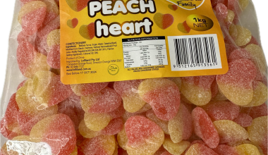 Peach Hearts 1kg Bulk Lollies Bag for Lolly Buffet - Lolliland
