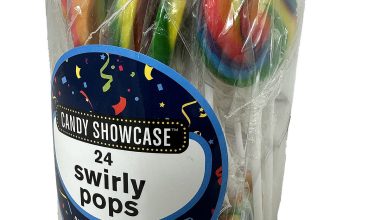 Swirly Pops - Rainbow - Tub of 24x12g - Carton of 12 Tubs ( Best Before - April 2026 )