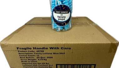 Twist Pop Blue 24Pk 288G - Tub of 24x12g - Carton of 12