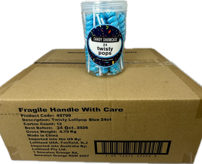 Twist Pop Blue 24Pk 288G - Tub of 24x12g - Carton of 12