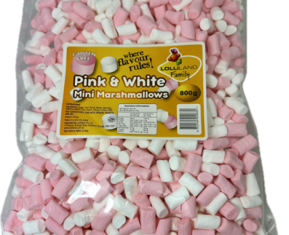 Mini Marshmallows - Pink & White 800g - Bulk Lollies