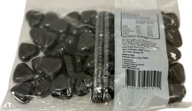 Black Chocolate Hearts 500g