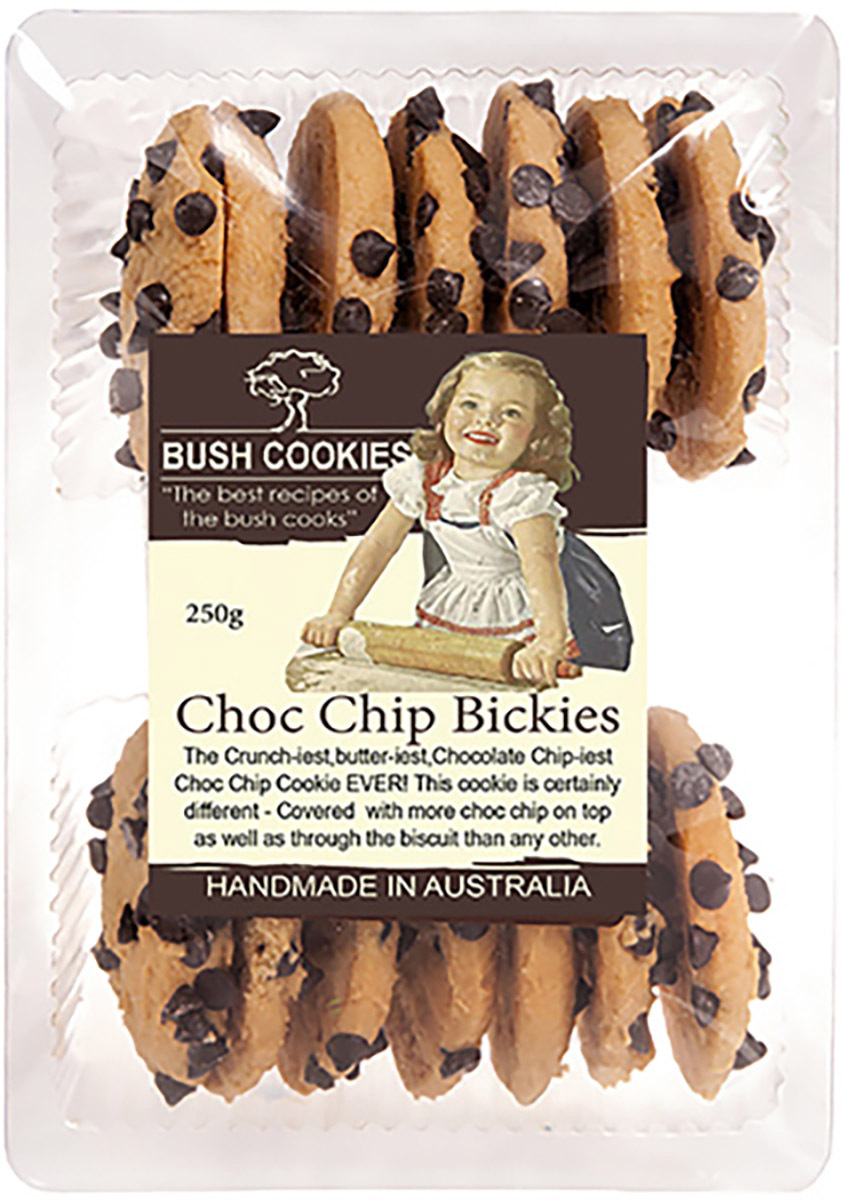 Choc Chip Cookies 250g - Carton of 12