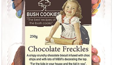 Chocolate Freckle Biscuits 250g - Carton of 12