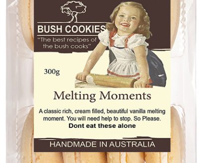 Vanilla Melting Moments 300g - Carton of 12