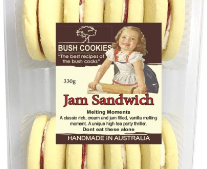 Jam Sandwich Melting Moments 330g - Carton of 12