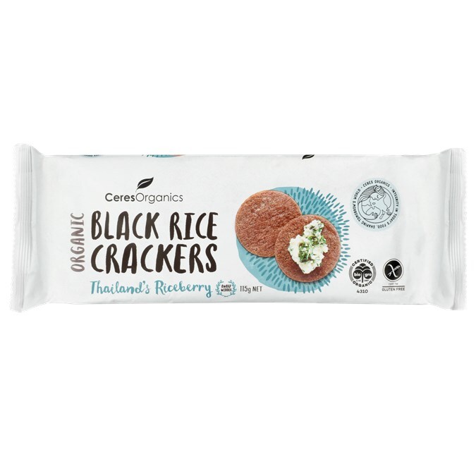 Organic Black Rice Crackers