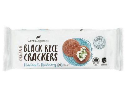 Organic Black Rice Crackers