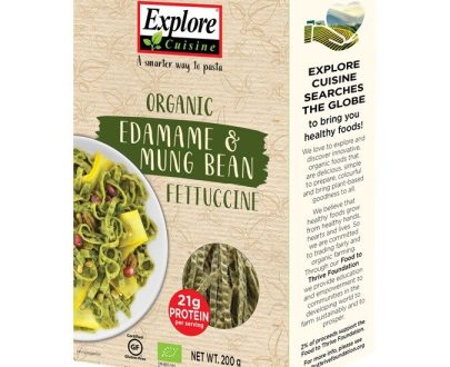 Organic Edamame And Mung Bean Fettucine 200g (BB- 28 April 2024)
