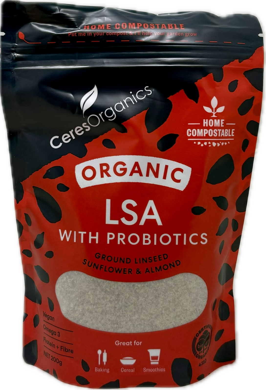 Organic LSA With Probiotic 200g