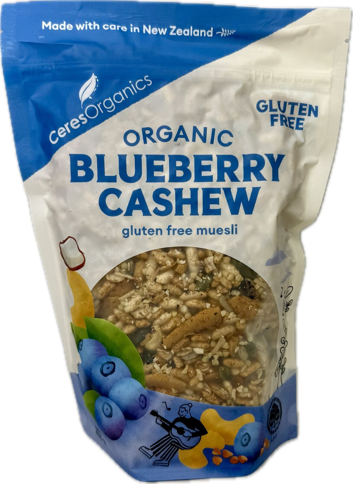 Organic Blueberry Cashew Muesli 400g