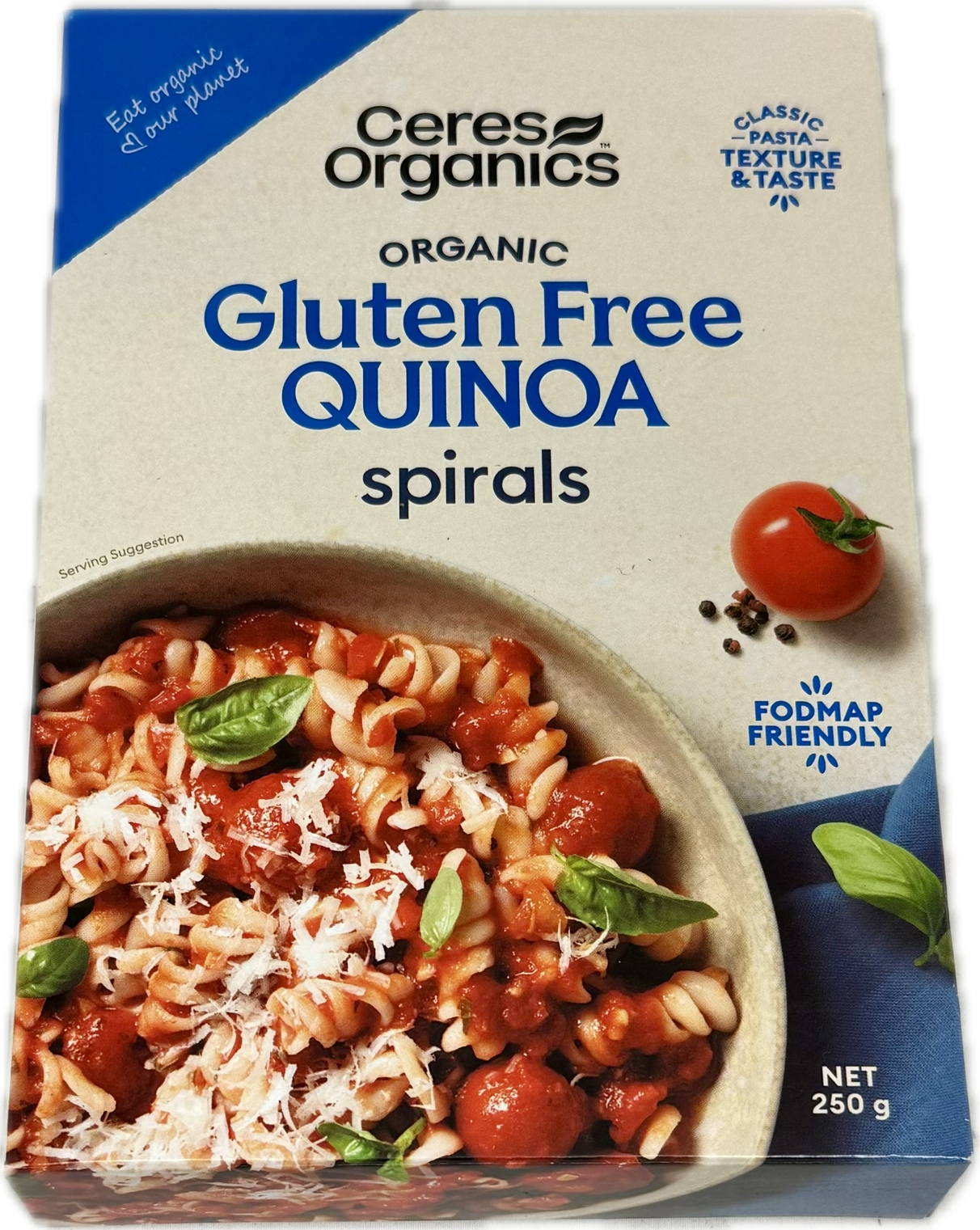 Organic Quinoa Spirals (formerly Fusilli) 250g