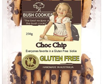 Gluten Free Chocolate Chip Cookies 250g - Bush Cookies